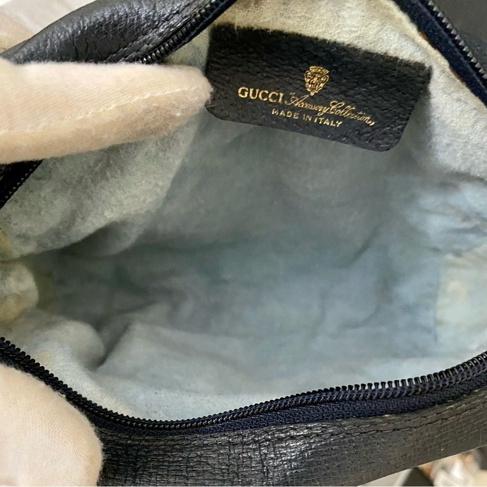 GUCCI GG Pattern Pvc/Leather Clutch-Crossbody-Shoulder Bag 💼 - Picture 15 of 17